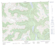 092M15 Tzeo River Canadian topographic map, 1:50,000 scale
