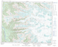 092N02 Homathko Icefield Canadian topographic map, 1:50,000 scale