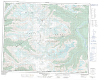 092N03 Whitemantle Creek Canadian topographic map, 1:50,000 scale