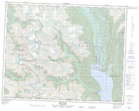 092N04 Sim River Canadian topographic map, 1:50,000 scale