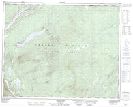 092N16 Eagle Lake Canadian topographic map, 1:50,000 scale