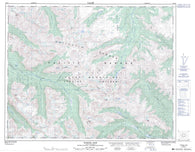 092O03 Warner Pass Canadian topographic map, 1:50,000 scale