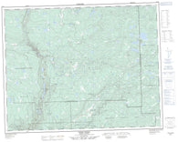 092P02 Criss Creek Canadian topographic map, 1:50,000 scale