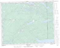 092P07 Bridge Lake Canadian topographic map, 1:50,000 scale