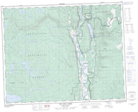 092P08 Chu Chua Creek Canadian topographic map, 1:50,000 scale
