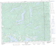 092P10 Deka Lake Canadian topographic map, 1:50,000 scale