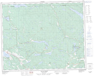 092P14 Lac La Hache Canadian topographic map, 1:50,000 scale