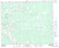 093A04 150 Mile House Canadian topographic map, 1:50,000 scale