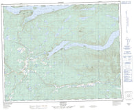 093A06 Horsefly Canadian topographic map, 1:50,000 scale