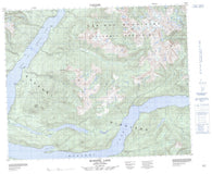 093A10 Quesnel Lake Canadian topographic map, 1:50,000 scale