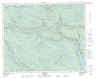 093A12 Hydraulic Canadian topographic map, 1:50,000 scale