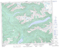 093A15 Mitchell Lake Canadian topographic map, 1:50,000 scale