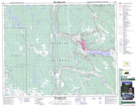 093B01 Williams Lake Canadian topographic map, 1:50,000 scale