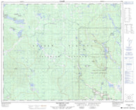 093B02 Drummond Lake Canadian topographic map, 1:50,000 scale