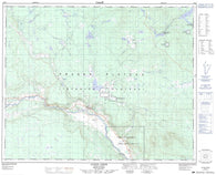 093B03 Alexis Creek Canadian topographic map, 1:50,000 scale