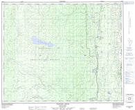 093B10 Narcosli Creek Canadian topographic map, 1:50,000 scale