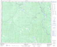 093B13 Marmot Lake Canadian topographic map, 1:50,000 scale