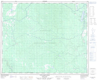 093B14 Long John Creek Canadian topographic map, 1:50,000 scale
