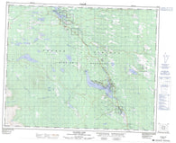 093C06 Anahim Lake Canadian topographic map, 1:50,000 scale