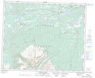 093C14 Carnlick Creek Canadian topographic map, 1:50,000 scale