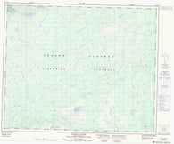 093C15 Kushya River Canadian topographic map, 1:50,000 scale