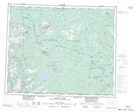 093C Anahim Lake Canadian topographic map, 1:250,000 scale