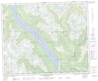 093D02 South Bentinck Arm Canadian topographic map, 1:50,000 scale