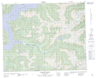 093D03 Kwatna River Canadian topographic map, 1:50,000 scale