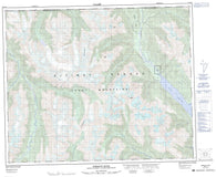 093D14 Kimsquit River Canadian topographic map, 1:50,000 scale