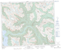093D15 Kimsquit Canadian topographic map, 1:50,000 scale