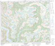 093E05 Tsaytis River Canadian topographic map, 1:50,000 scale