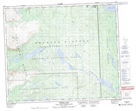 093E09 Ghitezli Lake Canadian topographic map, 1:50,000 scale