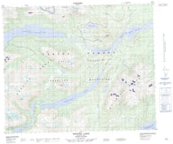 093E11 Troitsa Lake Canadian topographic map, 1:50,000 scale