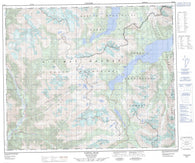 093E12 Tahtsa Peak Canadian topographic map, 1:50,000 scale