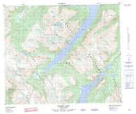 093E13 Nanika Lake Canadian topographic map, 1:50,000 scale