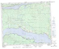 093E16 Wistaria Canadian topographic map, 1:50,000 scale