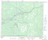 093F01 Suscha Creek Canadian topographic map, 1:50,000 scale