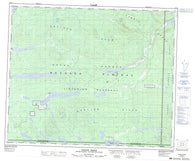 093F03 Fawnie Creek Canadian topographic map, 1:50,000 scale