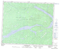 093F05 Tetachuck Lake Canadian topographic map, 1:50,000 scale