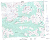 093H16 Mount Sir Alexander Canadian topographic map, 1:50,000 scale