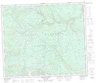 093I09 Belcourt Creek Canadian topographic map, 1:50,000 scale