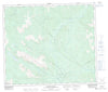093I14 Kinuseo Falls Canadian topographic map, 1:50,000 scale