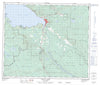 093K08 Fort St James Canadian topographic map, 1:50,000 scale
