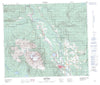 093L14 Smithers Canadian topographic map, 1:50,000 scale