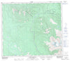 093M12 Cutoff Mountain Canadian topographic map, 1:50,000 scale