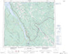 093O Pine Pass Canadian topographic map, 1:250,000 scale