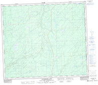 093P01 Blackhawk Lake Canadian topographic map, 1:50,000 scale