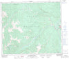 093P03 Bullmoose Creek Canadian topographic map, 1:50,000 scale