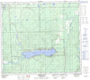 093P13 Moberly Lake Canadian topographic map, 1:50,000 scale