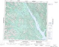 094C Mesilinka River Canadian topographic map, 1:250,000 scale
